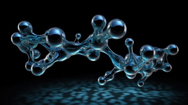 This 8k image showcases the intricate and fascinating world of molecular structures. Shot with high precision and clarity, the image is a perfect example of the complexity and beauty of the microcosmic world.