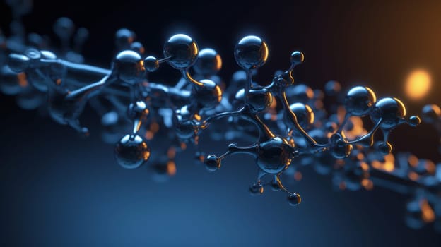 This stunning photograph captures the intricacies of a detailed molecular structure, showcasing the beauty of the microscopic world. Shot in stunning 8K resolution, every detail is rendered in exquisite clarity and sharpness. The photograph provides a glimpse into the inner workings of molecules, revealing their unique shapes and patterns. This image is perfect for use in scientific research, educational materials, or as a striking piece of wall art.