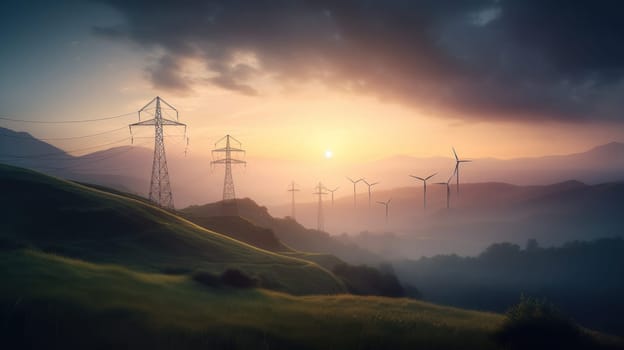 This stunning 8K photograph from National Geographic showcases the beauty and potential of sustainable energy. With vibrant colors and incredible detail, this image captures wind turbines and solar panels working together to power a better future for all. Shot from a unique perspective, this photograph invites viewers to consider the impact of our energy choices and the potential for a more sustainable world.
