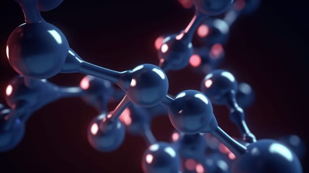 This photo showcases the intricate and stunning details of a molecular structure, captured in high resolution at 8k. The complex shapes and patterns of the atoms and bonds are visually striking, and provide a glimpse into the fascinating world of chemistry and molecular biology.