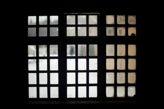 Window texture. Interior details. Old window. Wild West Design. Mesh structure.