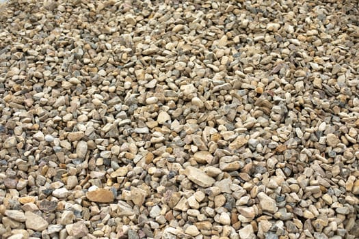 Gravel texture. Small stone. Construction details. Building material. Lots of rubble.