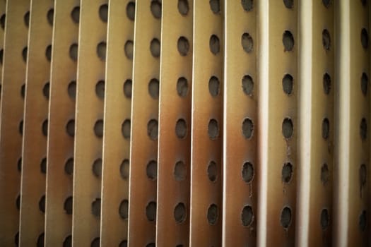 Texture made of cardboard. Rib. Thick paper. Filter to clean air from contaminants.