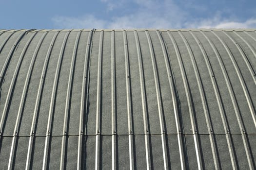 Details of urban architecture. Building is in living area. Architectural element. Design feature.
