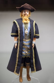 Coimbra, Portugal - Sept 7th 2019: Toy figure of Vasco da Gama. Portugal dos Pequenitos, Coimbra