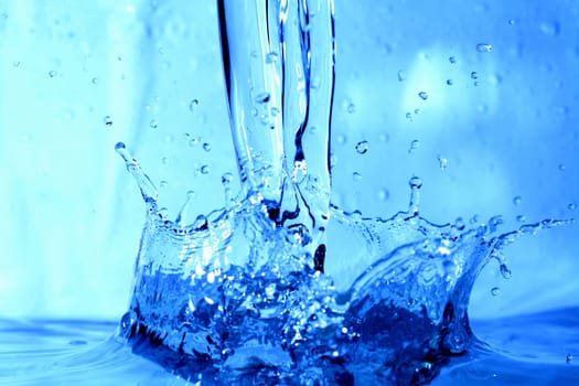 water wet splash macro close up