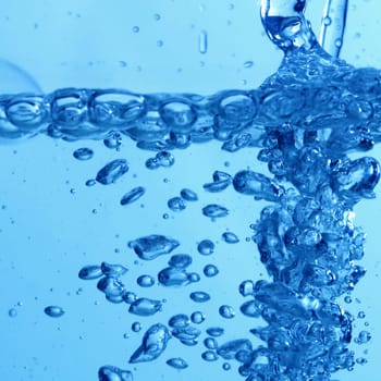 water bubbles macro close up