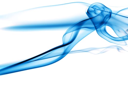 blue smoke abstract background close up