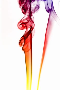 colored smoke abstract background close up