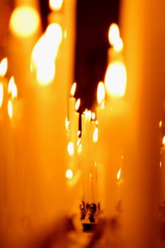 Candles burn fire beautifully gifts of a card
