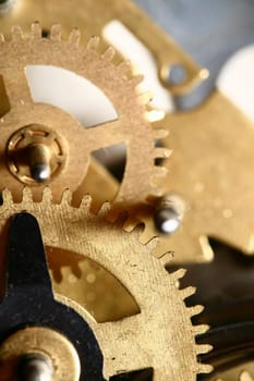 time gear inside my rare clock