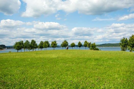 Brombachsee near Ramsberg, Germany, Bavaria