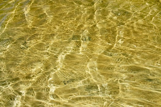 Beautiful surface of a superficial reservoir with transparent water.