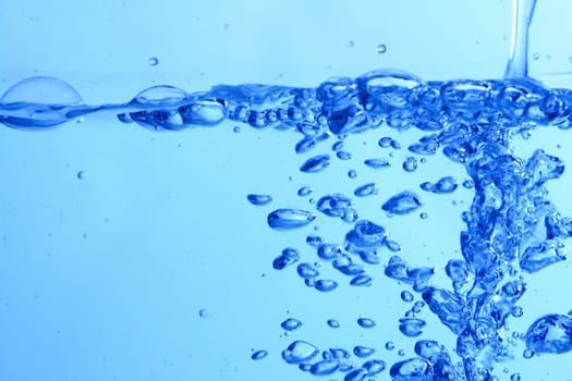water bubbles macro close up