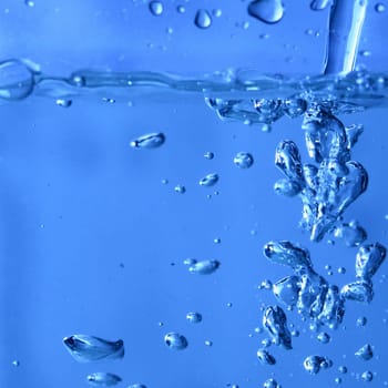 water bubbles macro close up