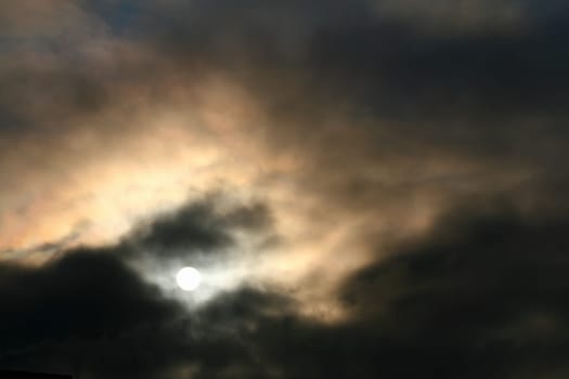 dark divine sky storm heaven