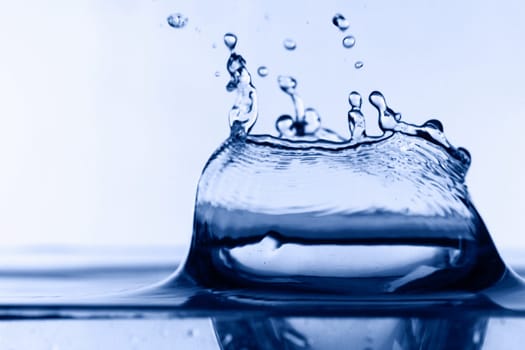 colossal water splash macro close up