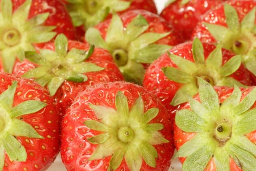 Close-up of fresh strawberries als background