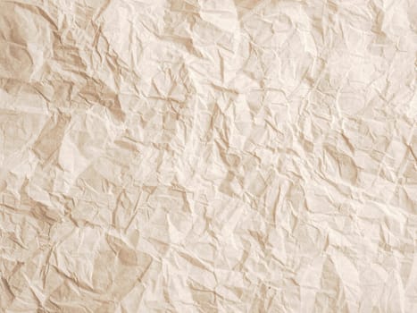 Wrinkled recycling paper using as background, environmental protection, save resources, eco friendly, reuse materials