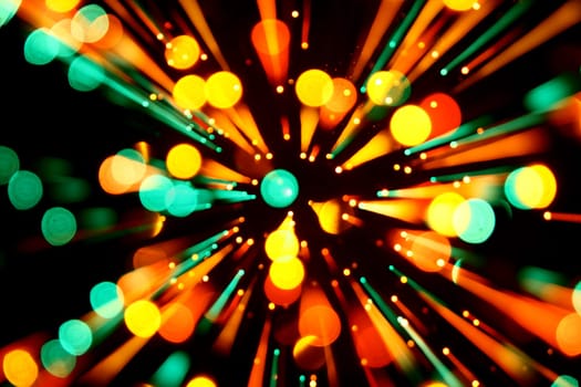 motion colored  bokeh abstract background