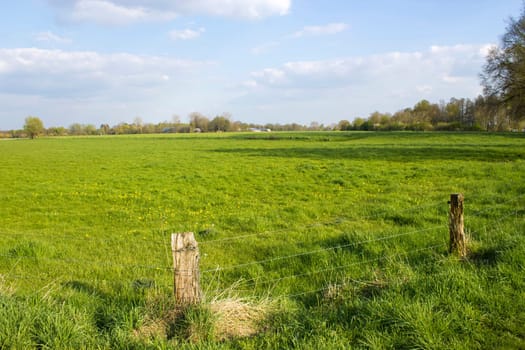 German countryside landscape, Issum, Lower Rhine Region, Germany