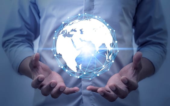 Age of technology People's, Use of technology in the modern era, Interconnection by internet network, Communication with the Internet, Communicating with each other around the world without borders