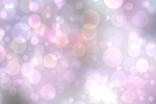 Abstract blurred vivid spring summer light delicate pastel blue pink bokeh background texture with bright soft color circles and bokeh lights. Card concept. Beautiful backdrop illustration.