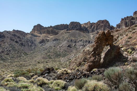 The Zapato de la Reina Rock ( The Queen's Shoe ), whose shape is reminiscent of a high-heeled shoe, is located southwest of the Llano de Ucanca in the Las Canadas del Teide National Park, on the Canary Island of Tenerife, Spain