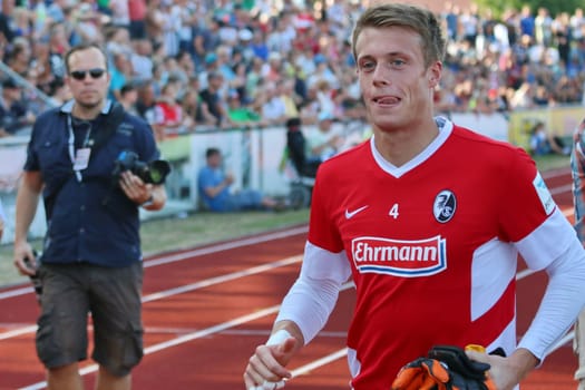 Goalkeeper Alexander Schwolow (Freiburg) - Test match Friedrichshafen