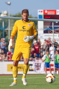 Goalkeeper Philipp Herwagen (Saint Pauli) - Test match Friedrichshafen