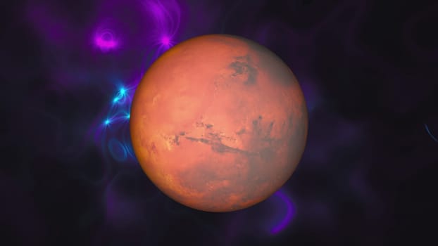 Mars with energy. Computer generated 3d render,Mars with energy. Computer generated 3d render