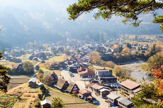 Traditional and Historical Japanese village Ogimachi - Shirakawa-go, Japan