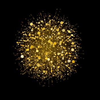 Abstract festive explosion