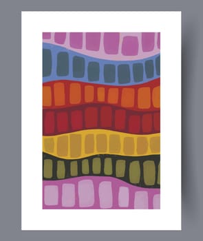 Still life flower nordic plant wall art print. Printable minimal abstract flower poster. Contemporary decorative background with plant. Wall artwork for interior design.