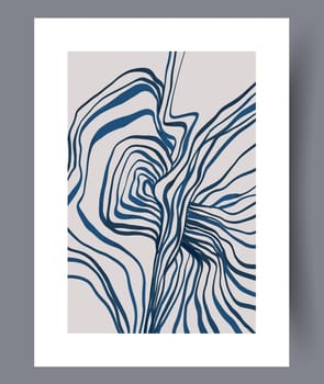 Still life flower nordic plant wall art print. Printable minimal abstract flower poster. Contemporary decorative background with plant. Wall artwork for interior design.