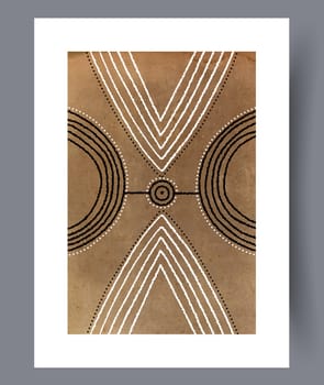 Still life flower nordic plant wall art print. Printable minimal abstract flower poster. Contemporary decorative background with plant. Wall artwork for interior design.