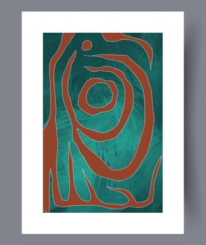 Still life flower nordic plant wall art print. Printable minimal abstract flower poster. Contemporary decorative background with plant. Wall artwork for interior design.