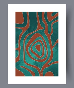 Still life flower nordic plant wall art print. Printable minimal abstract flower poster. Contemporary decorative background with plant. Wall artwork for interior design.