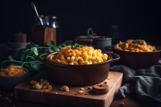 Indulge in this cheesy and creamy comfort classic (generative AI)