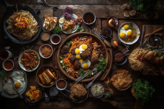 A spicy Korean BBQ feast with friends (generative AI)