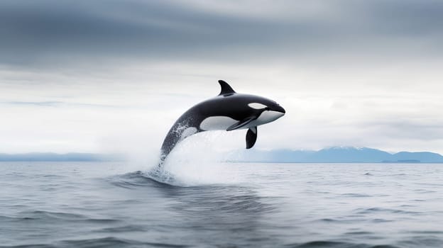 Orca - Killer whale - Genrative AI, AI generated