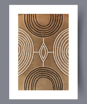 Still life flower nordic plant wall art print. Printable minimal abstract flower poster. Contemporary decorative background with plant. Wall artwork for interior design.