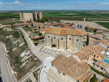 Montealegre de Campos in Castilla y Leon Spain Valladolid. Parish Church Apostle Saint Peter