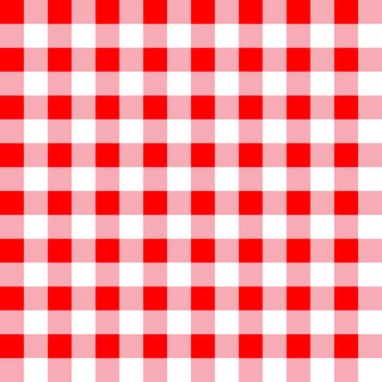 Tablecloth seamless pattern red and white