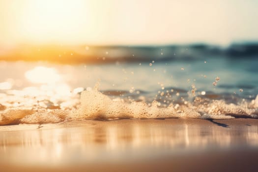The beauty of marine life captured in a stunning image of a starfish on a sandy beach, a perfect addition to any nature lover's collection. AI Generative
