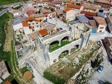 Remains of the Church of San Pedro in Tiedra, in the province of Valladolid Spain