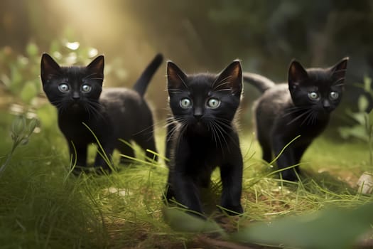 The kittens are frantically running around trying to catch the laser pointer.