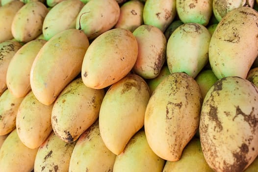 Mango fruit at the vegetable market in Phuket, Thailand