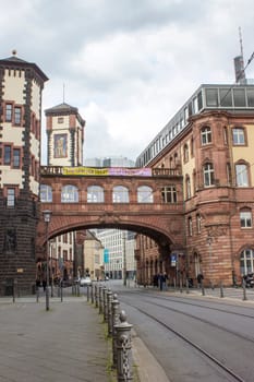 Frankfurt am Main, Germany. / April 26 2023 : Old town of Frankfurt am Main, Germany.