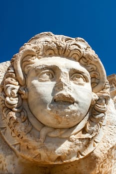 Archaeological site of Leptis Magna, Libya - 10/30/2006:  The Forum of Severe in the ancient Roman city of  Leptis Magna.
